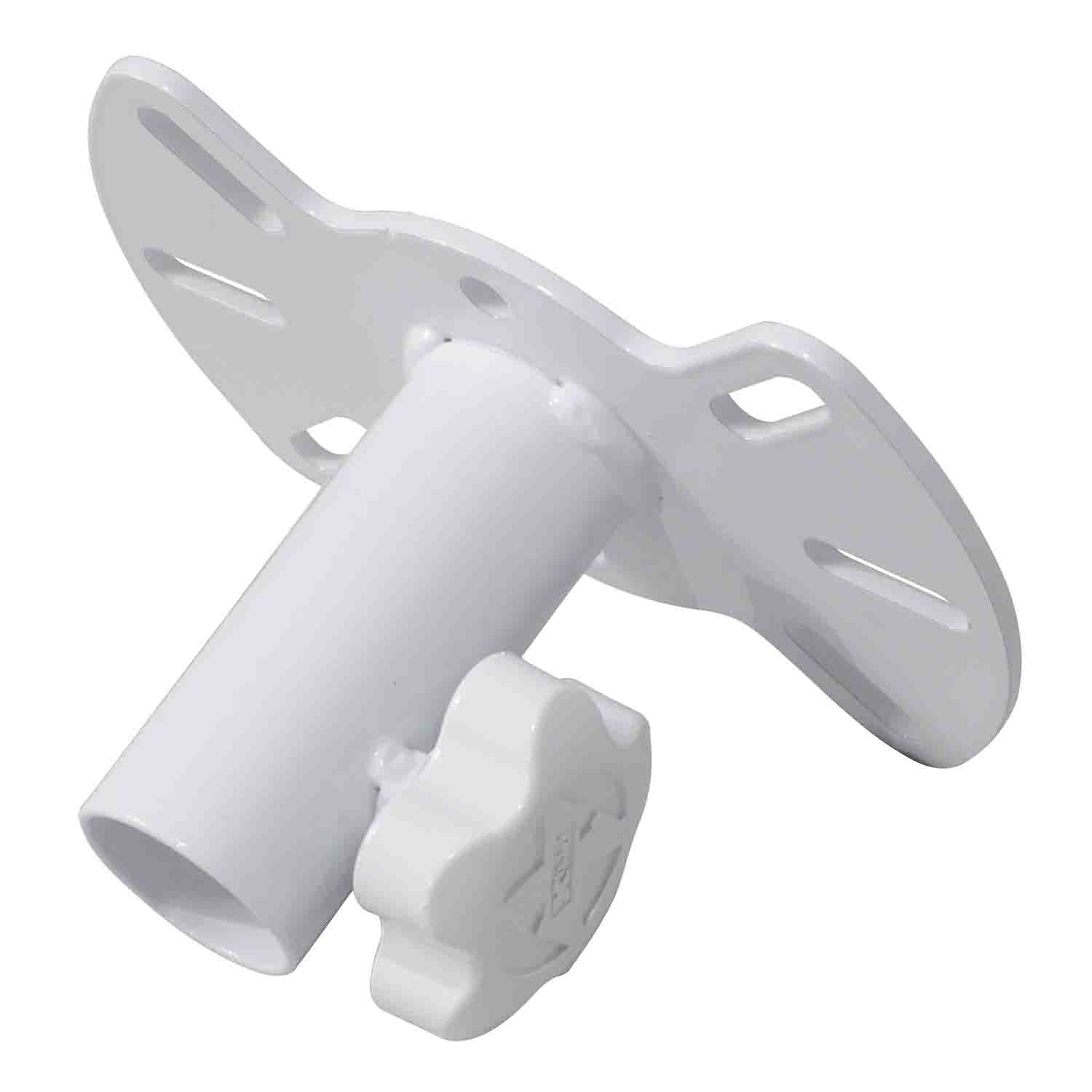 ProX X-SSMPWH, Speaker Stand Mounting Plate for Speakers and Moving Head - White - Hollywood DJ