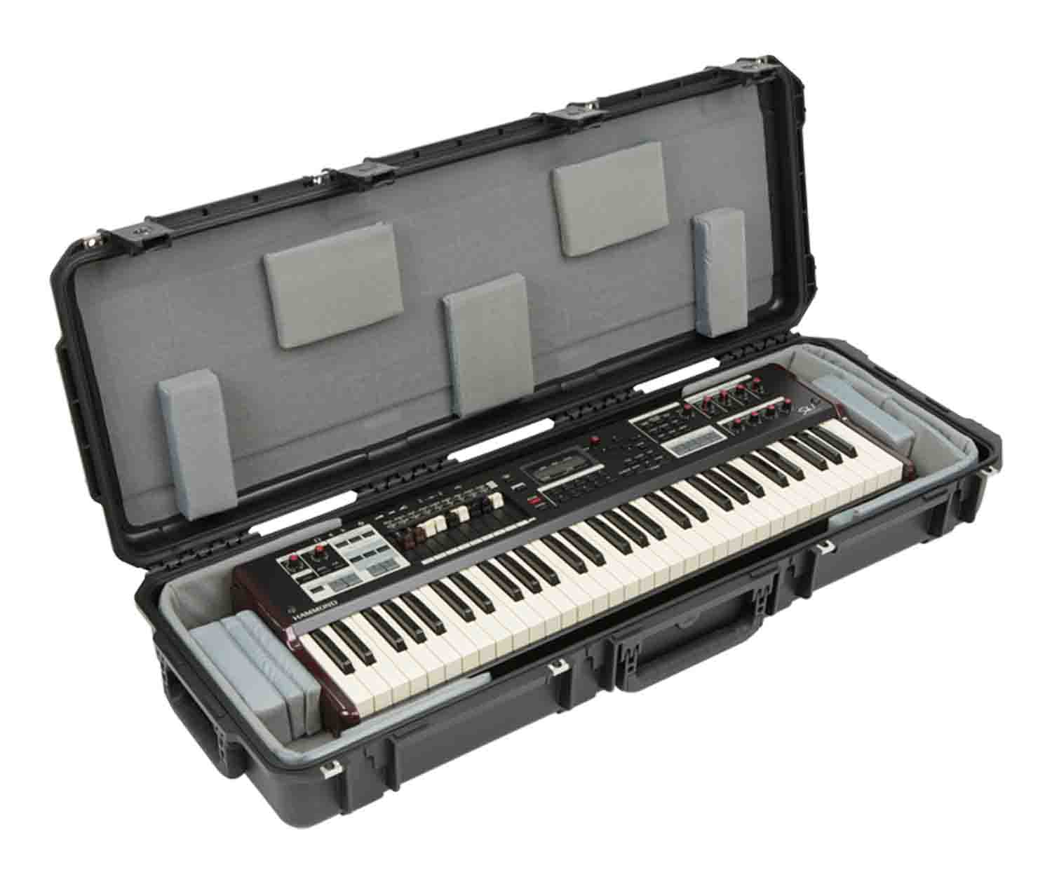 SKB Cases 3i-4214-TKBD iSeries 4214-5 Narrow 61-Note Keyboard Case - Hollywood DJ