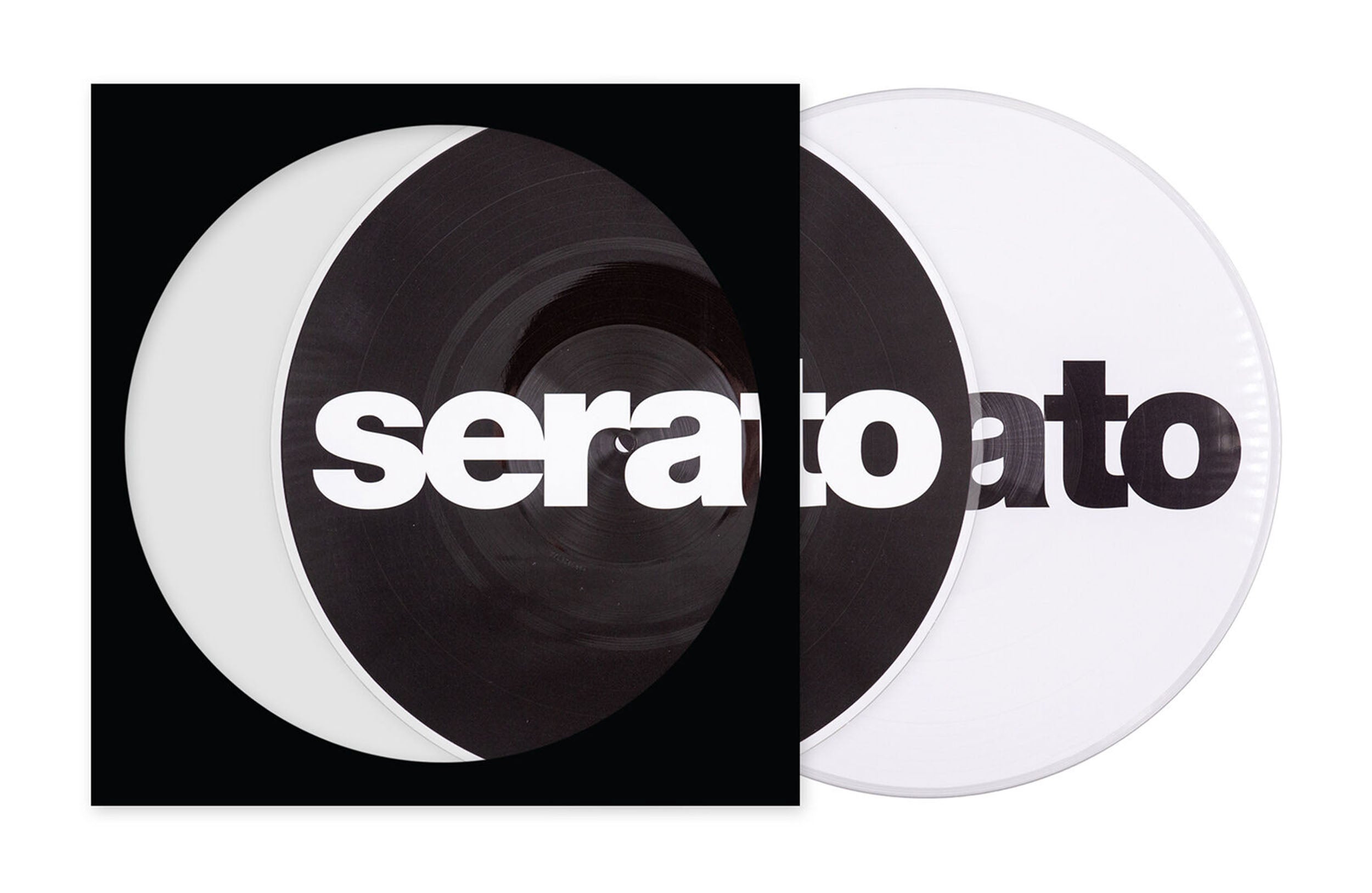 Serato SCV-PS-PIC-LO, 12 Inch Reversible Serato Logo Picture Disc (Pair) by Serato