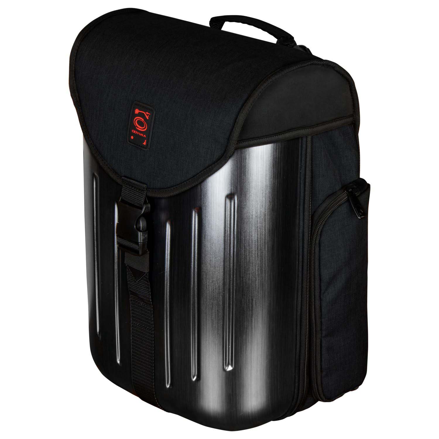 Odyssey BHS12BPBLK Hard Shell DJ Backpack - Black - Hollywood DJ
