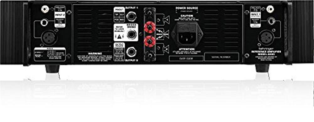 Behringer A500 Professional 600-Watt Reference-Class Studio Power Amplifier - Hollywood DJ