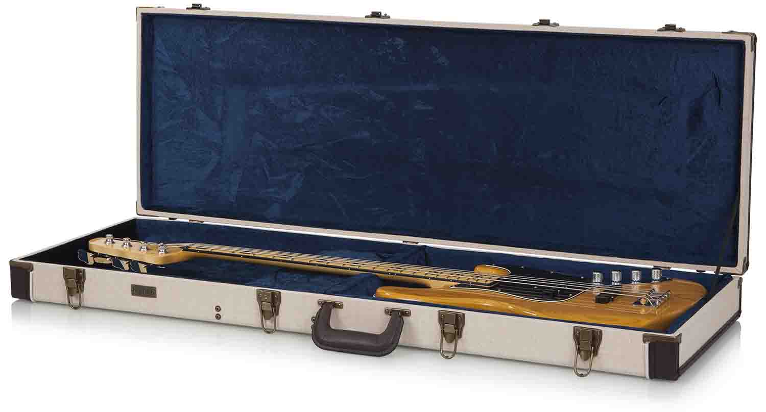 Gator Cases GW-JM BASS Deluxe Wood Case for Bass Guitars - Hollywood DJ