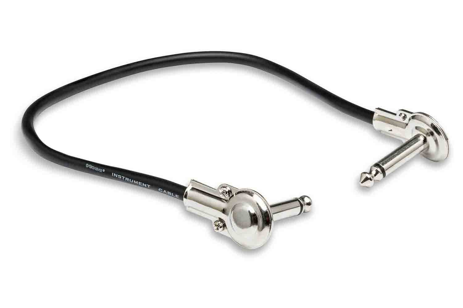 Hosa IRG-103 Guitar Patch Cable, Low-profile Right-angle to Same - 3 Feet - Hollywood DJ