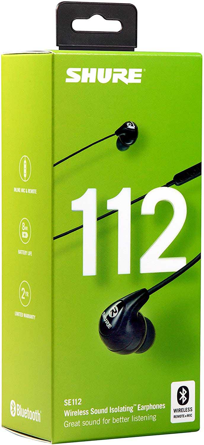 Shure SE112-K-BT1 Wireless Sound Isolating Earphones - Hollywood DJ