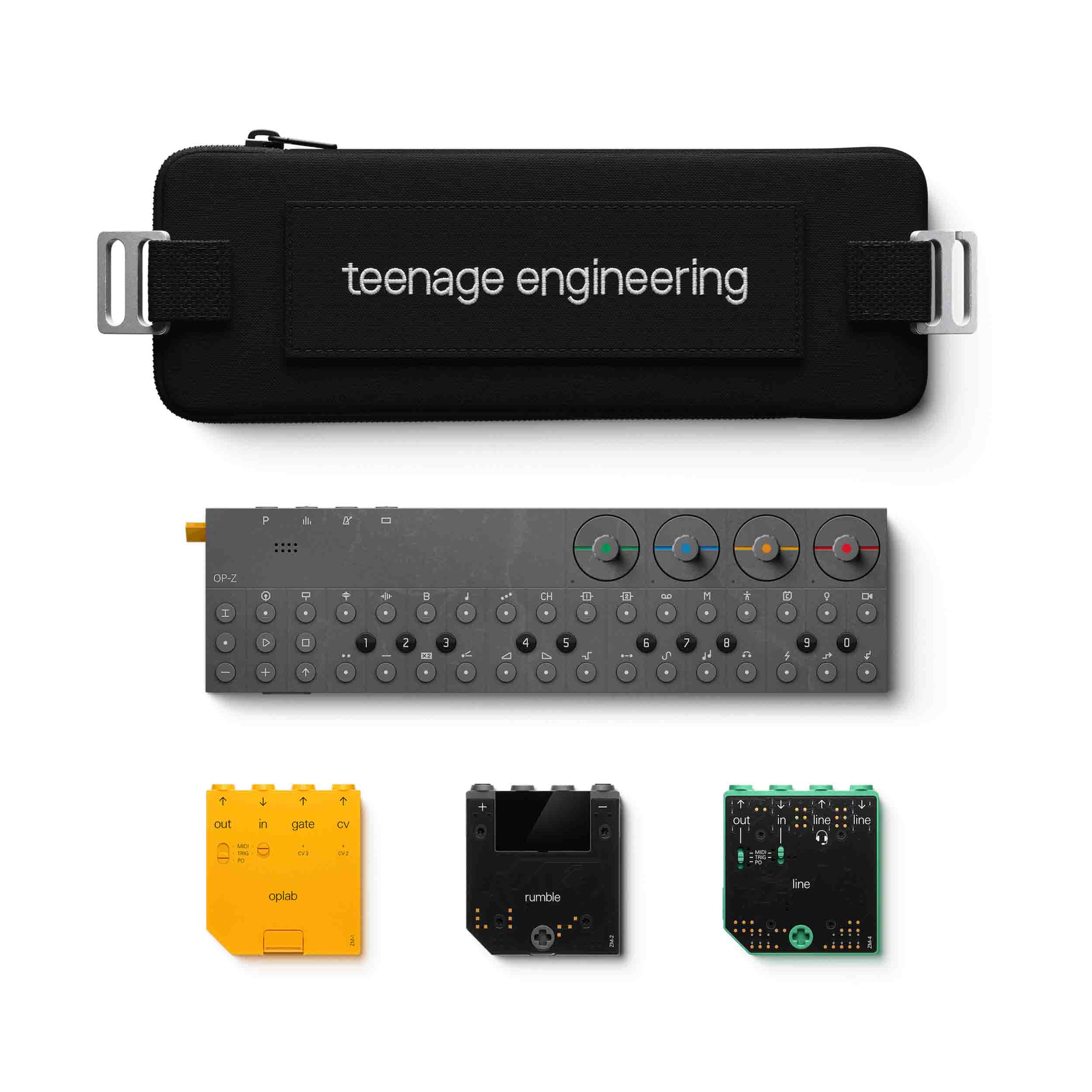 Teenage Engineering OP-Z Ultimate Kit with Protective Soft Case, Rumbl