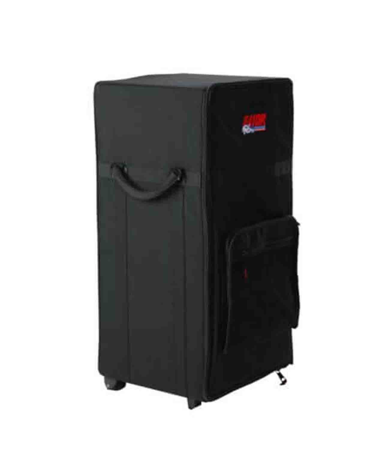 Gator Cases G-901 Amp Wooden Case with Wheels and Tow Handle for Amp Heads - Hollywood DJ