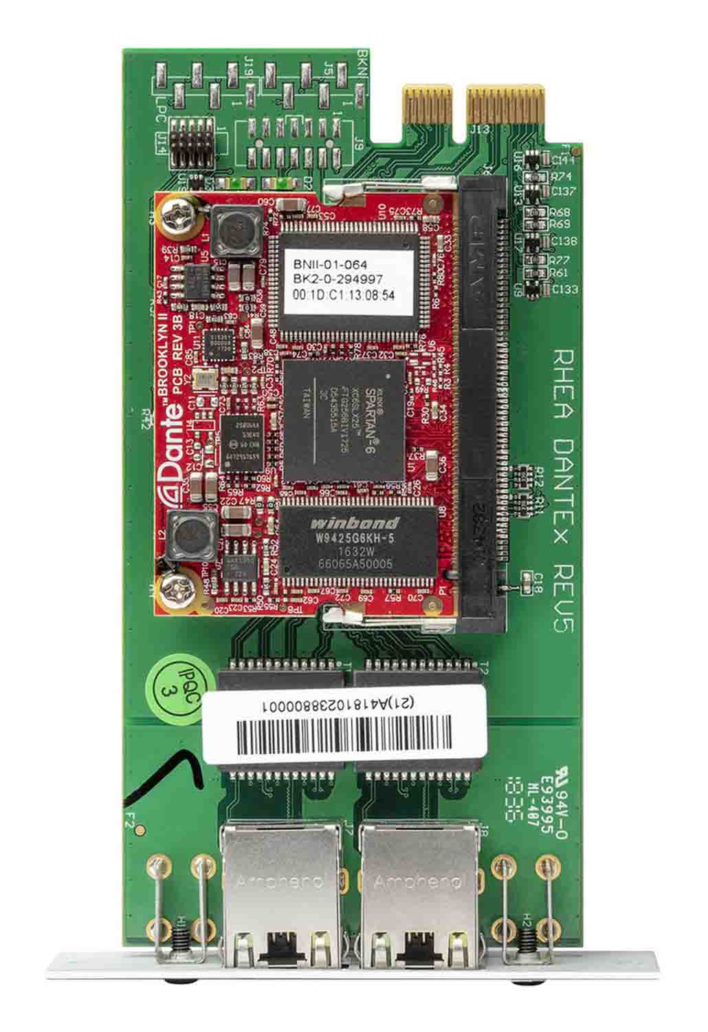 Rane DANTEX Dante Expansion Card for Terminal 1010X Processor - Hollywood DJ