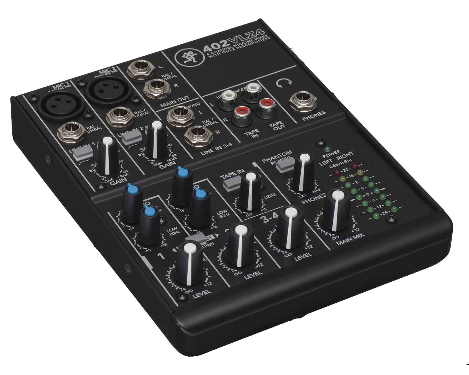 Mackie 402VLZ4 4-CHANNEL ULTRA-COMPACT MIXER - Hollywood DJ