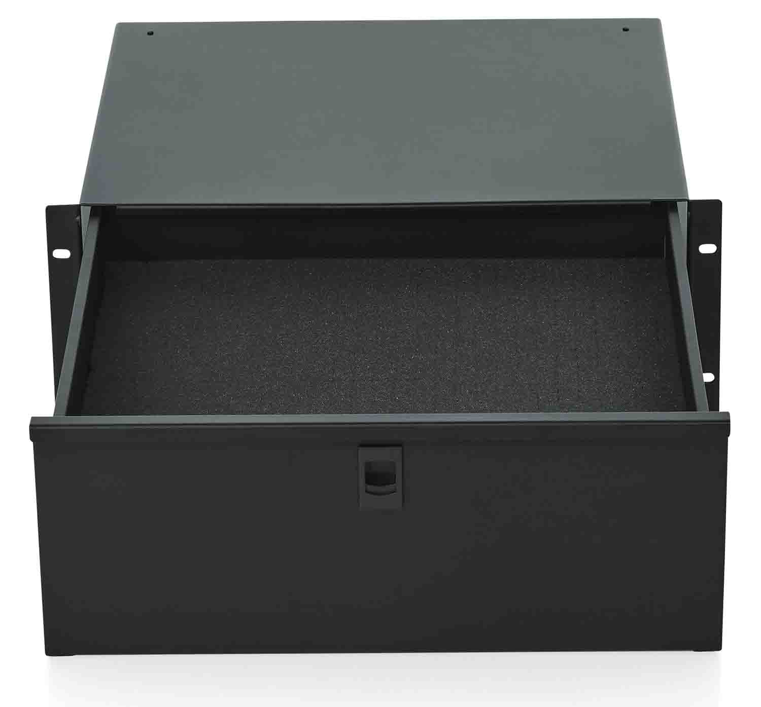 Gator Cases GRW-DRWDF4 Rackworks 4U Drawer, 14.2″ Deep with Foam Interior - Hollywood DJ