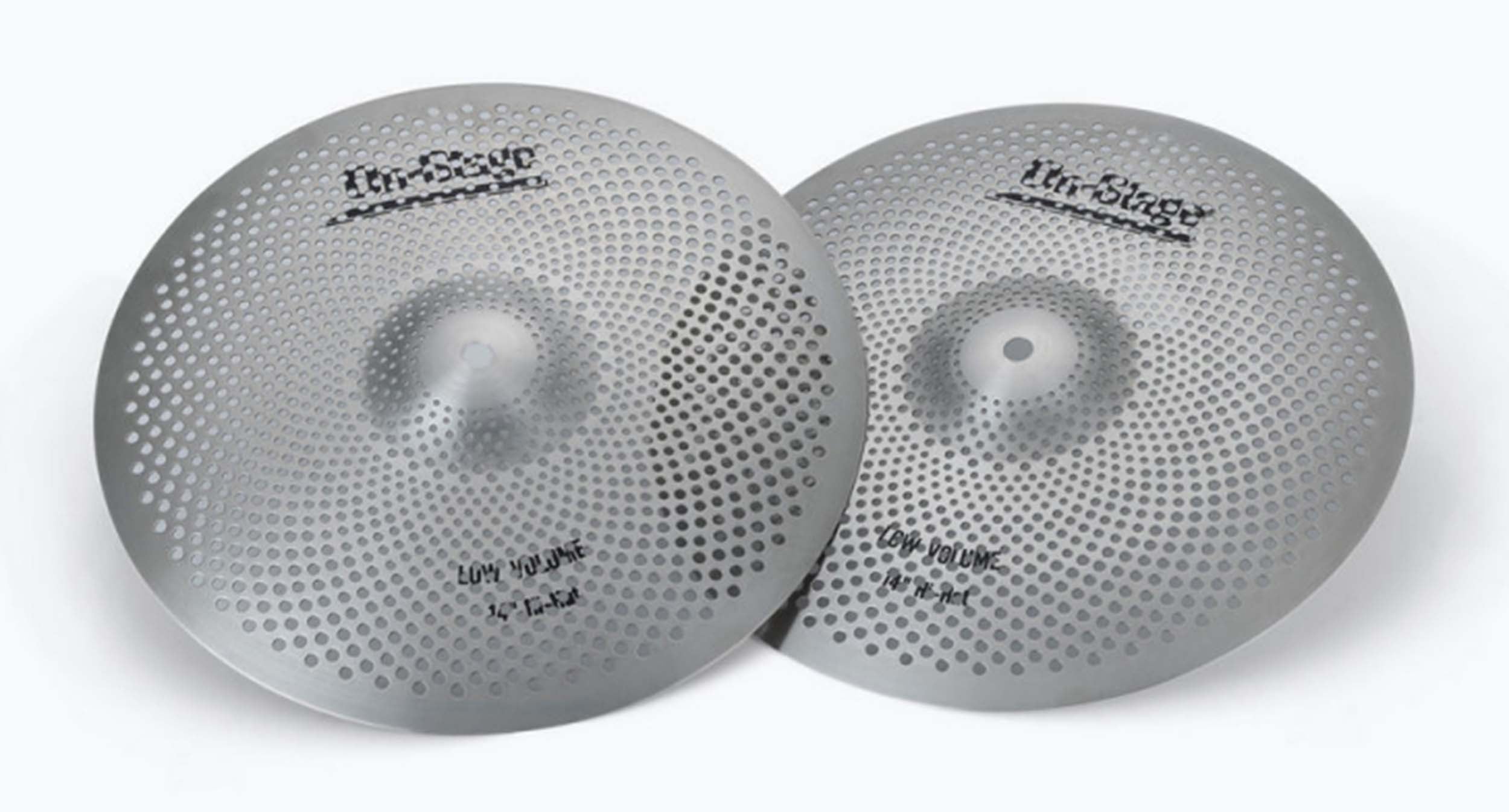 On Stage LVCP5000, Low Volume Cymbals - Polished Silver On-Stage