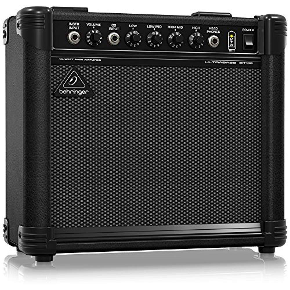 Behringer BT108 Bass Amp with VTC Technology - 15 Watt - Hollywood DJ