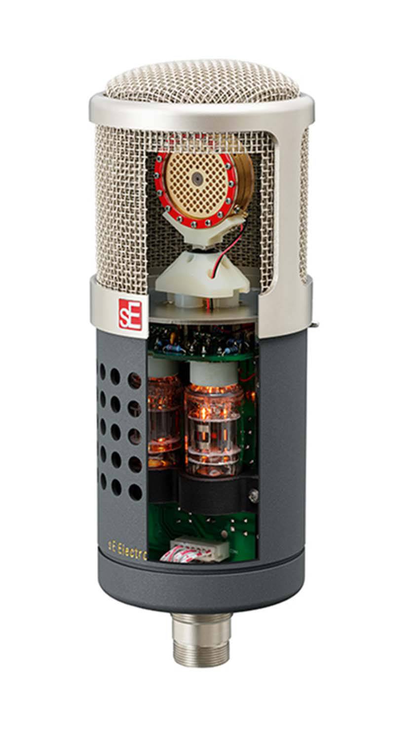 sE Electronics GEMINI II Dual Tube Cardioid Condenser Microphone with Shockmount and Case - Hollywood DJ
