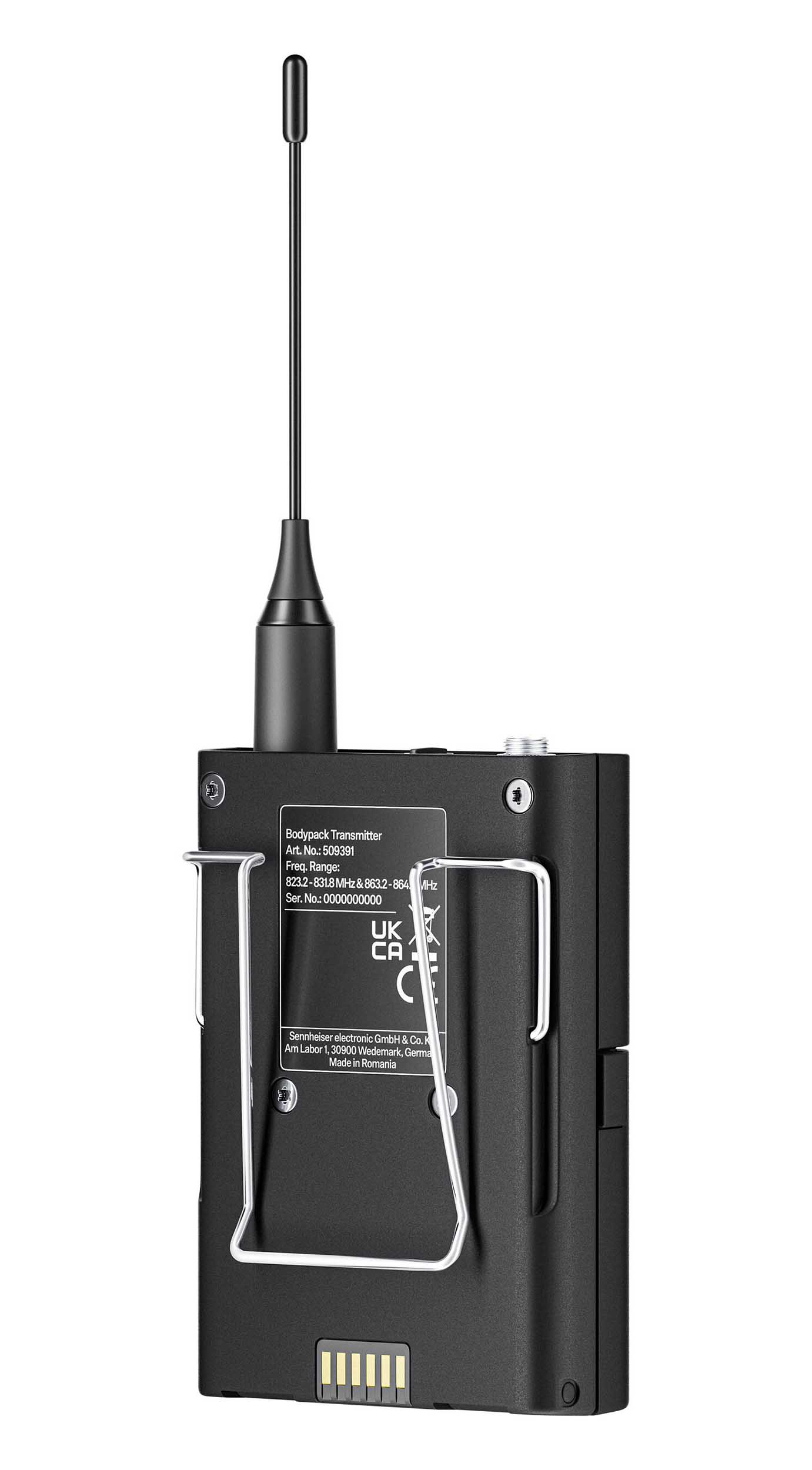 Sennheiser MKE 2/835-S SET, Dual-Channel Digital Combo Wireless System with Omni Lavalier and Handheld Mic - Hollywood DJ