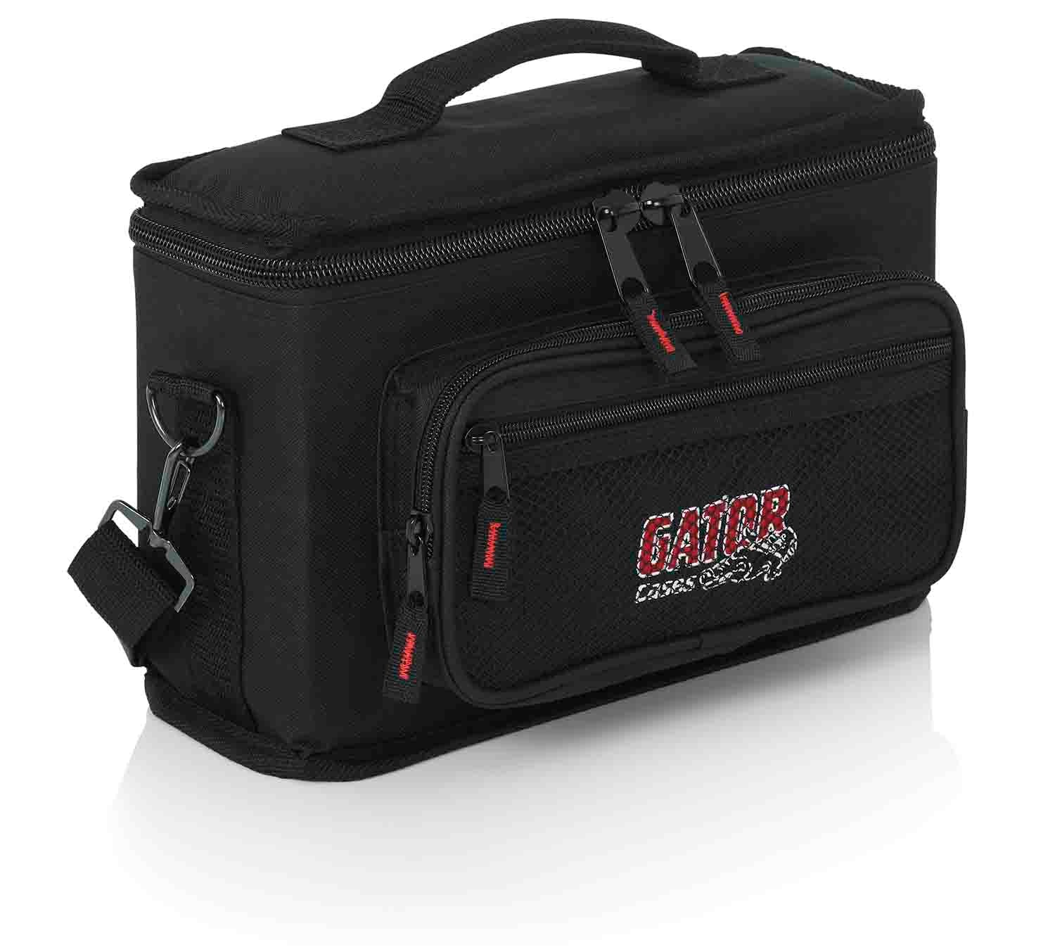 Gator Cases GM-4 DJ Bag for 4 Microphones with Exterior Pockets for Cables - Hollywood DJ