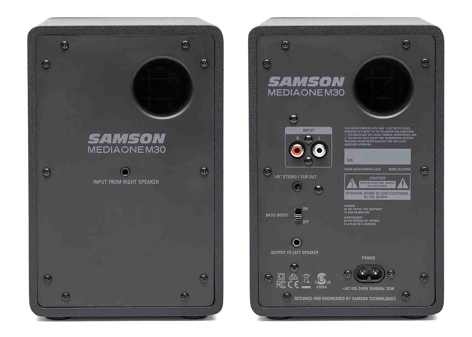 Samson Resolv Media One M30 Powered Studio Monitors - Hollywood DJ