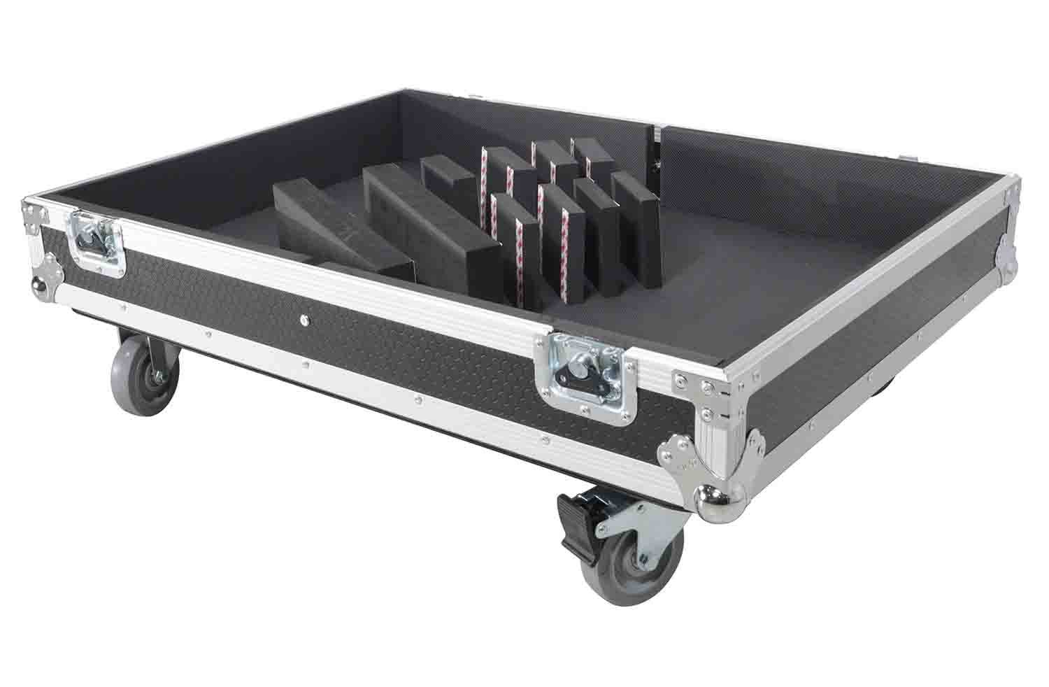 ProX XS-2X241817W ATA Style Flight Road Case - Stores 2x 15" Speakers - Hollywood DJ