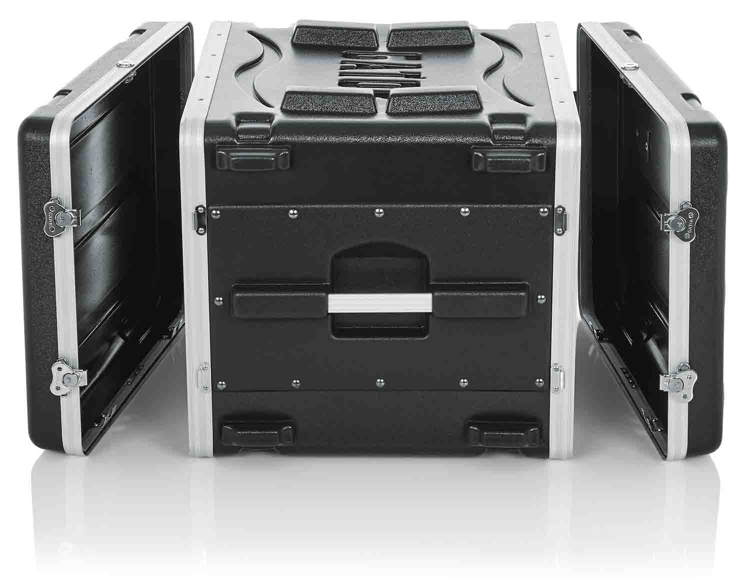 Gator Cases GR-8L Standard Molded 8U Audio Rack Case 19″ Deep - Hollywood DJ