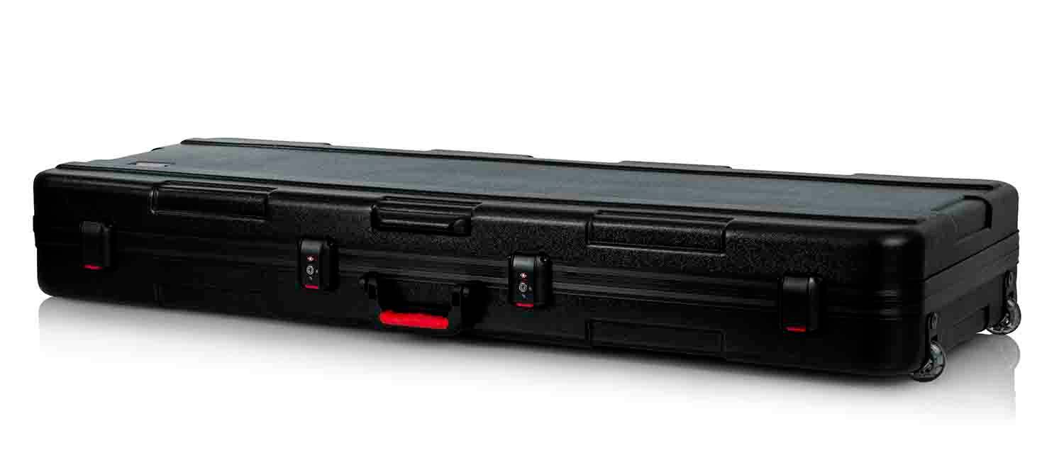 Gator Cases GTSA-KEY76 Keyboard Case for 76-note Keyboards with Wheels - Hollywood DJ