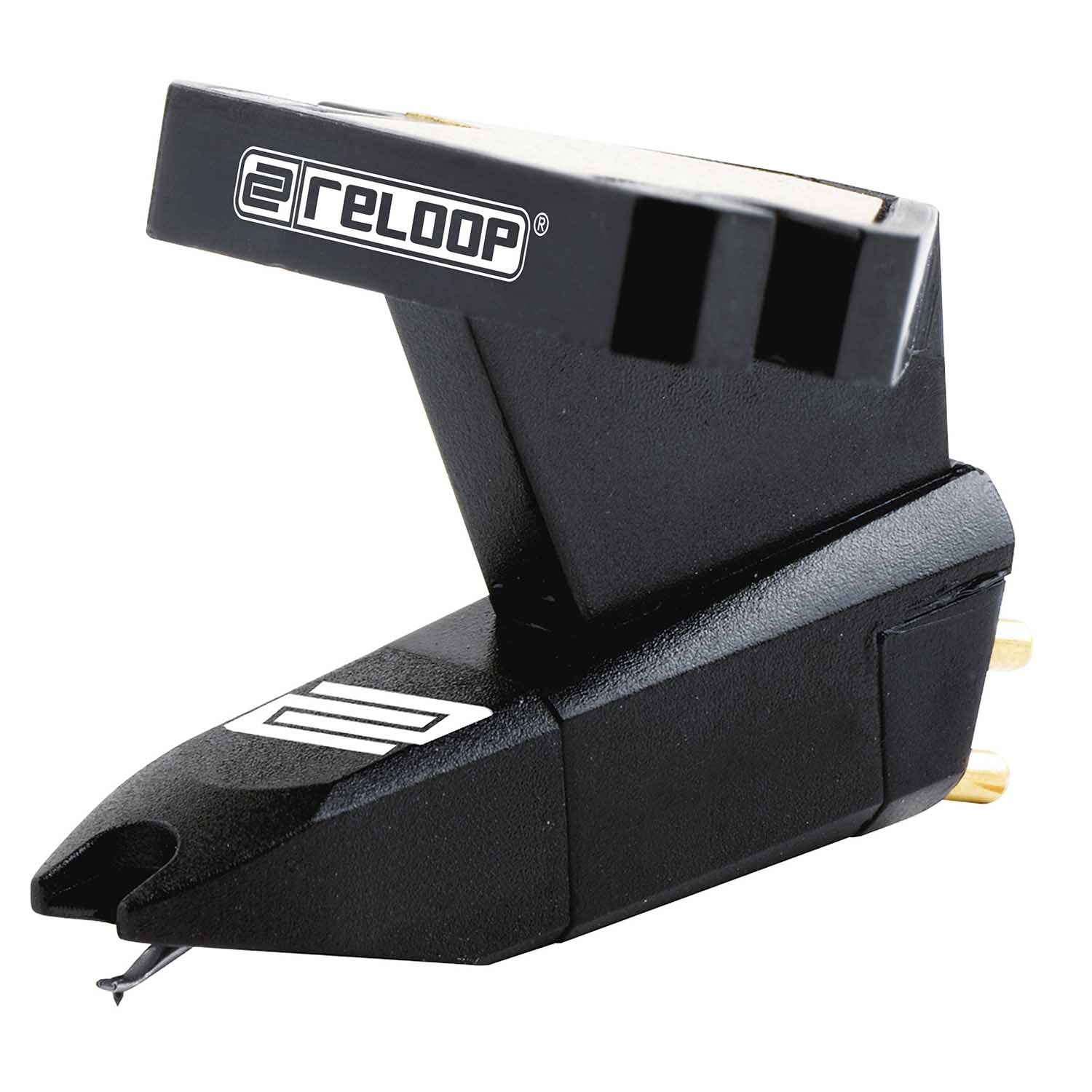 Reloop OM-BLACK, OM Cartridge For Headshell Mounting - Black - Hollywood DJ