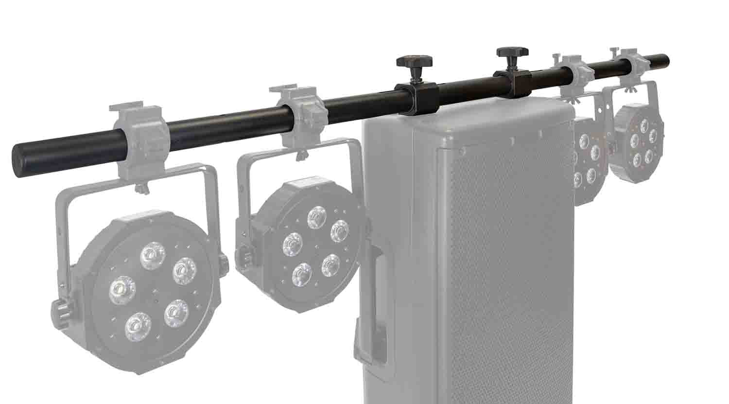 Gator Frameworks GFW-LIGHTSPKFLYMT Lighting Crossbar to Mount Speakers with Fly Points - Hollywood DJ