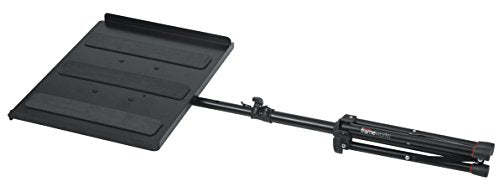 Gator GFWUTLMEDIATRAY1 Compact Adjustable Media Tray with Tripod Stand - Hollywood DJ