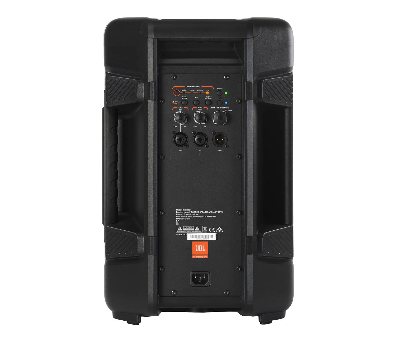 JBL IRX108BT Compact Powered 8-Inch Portable Speaker with Bluetooth - Hollywood DJ