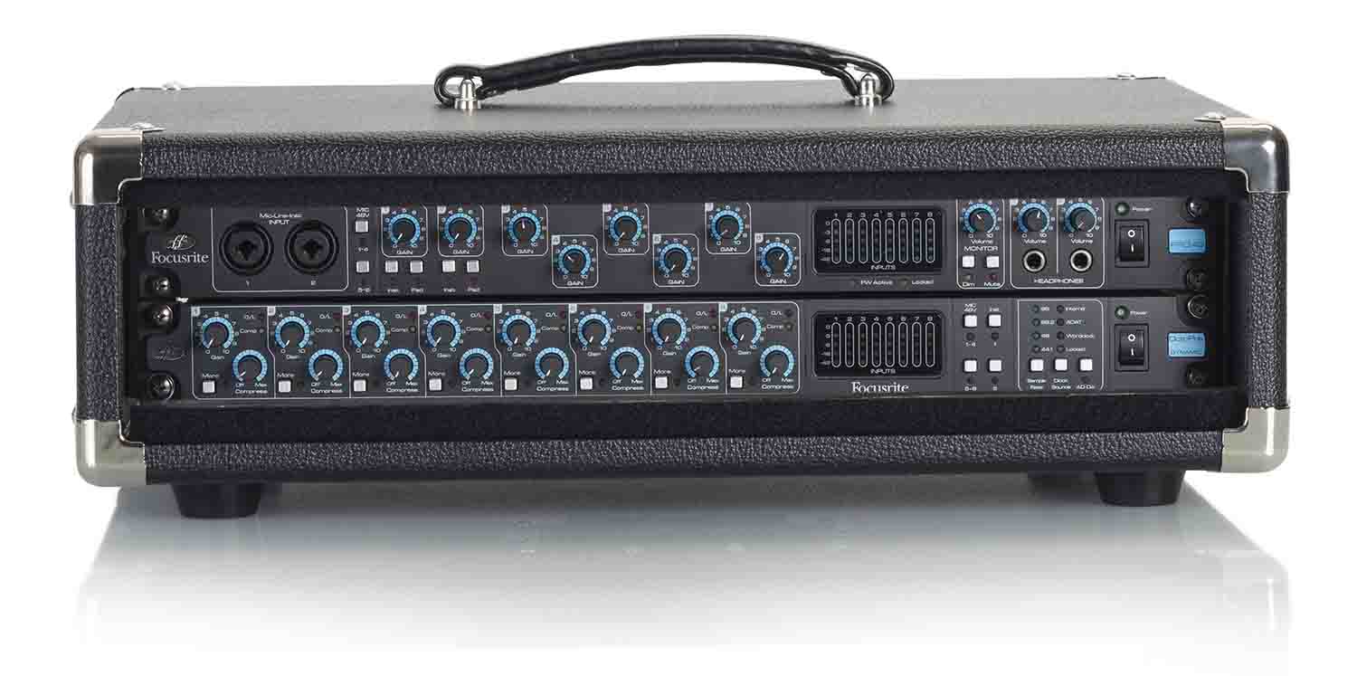 Gator Cases GR-RETRORACK-2BK Vintage Amp Vibe Rack Case - 2U Black - Hollywood DJ