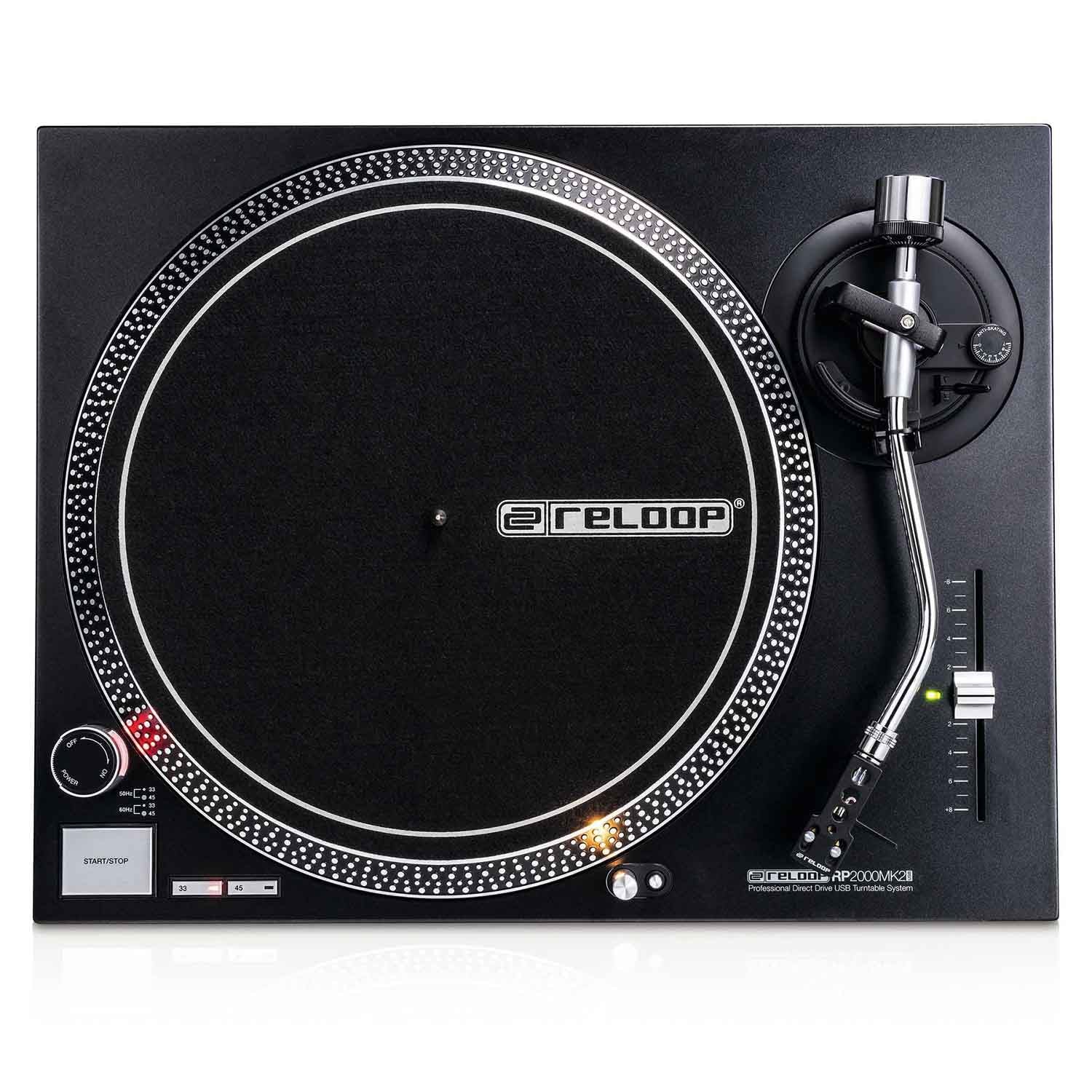 Discontinued: Reloop RP-2000-USB-MK2, Professional Direct Drive USB Turntable System - Hollywood DJ