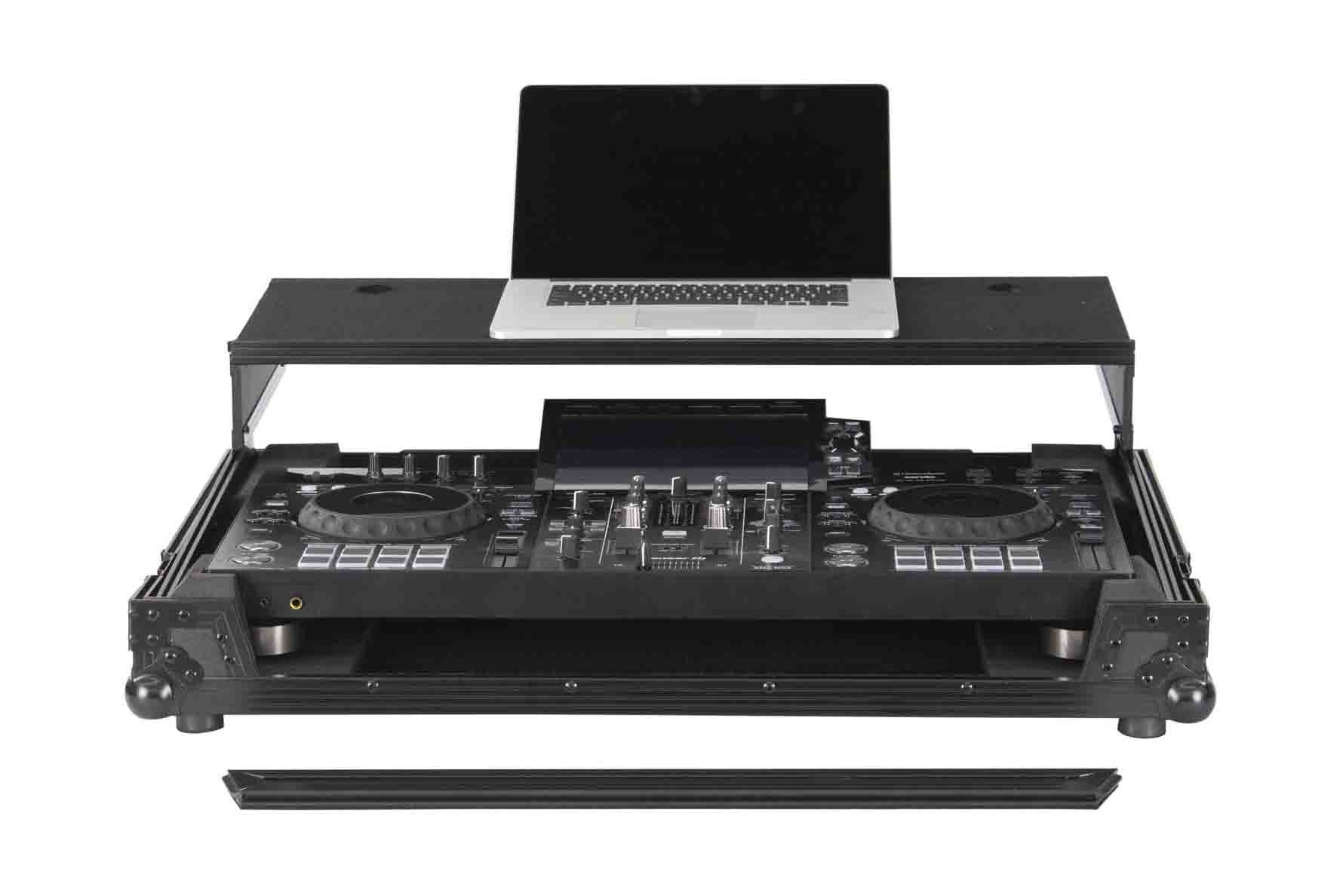 Odyssey FZGSPIXDJRX3WBL Black Label Glide Style Flight Case with Wheels for Pioneer XDJ-RX3 - Hollywood DJ