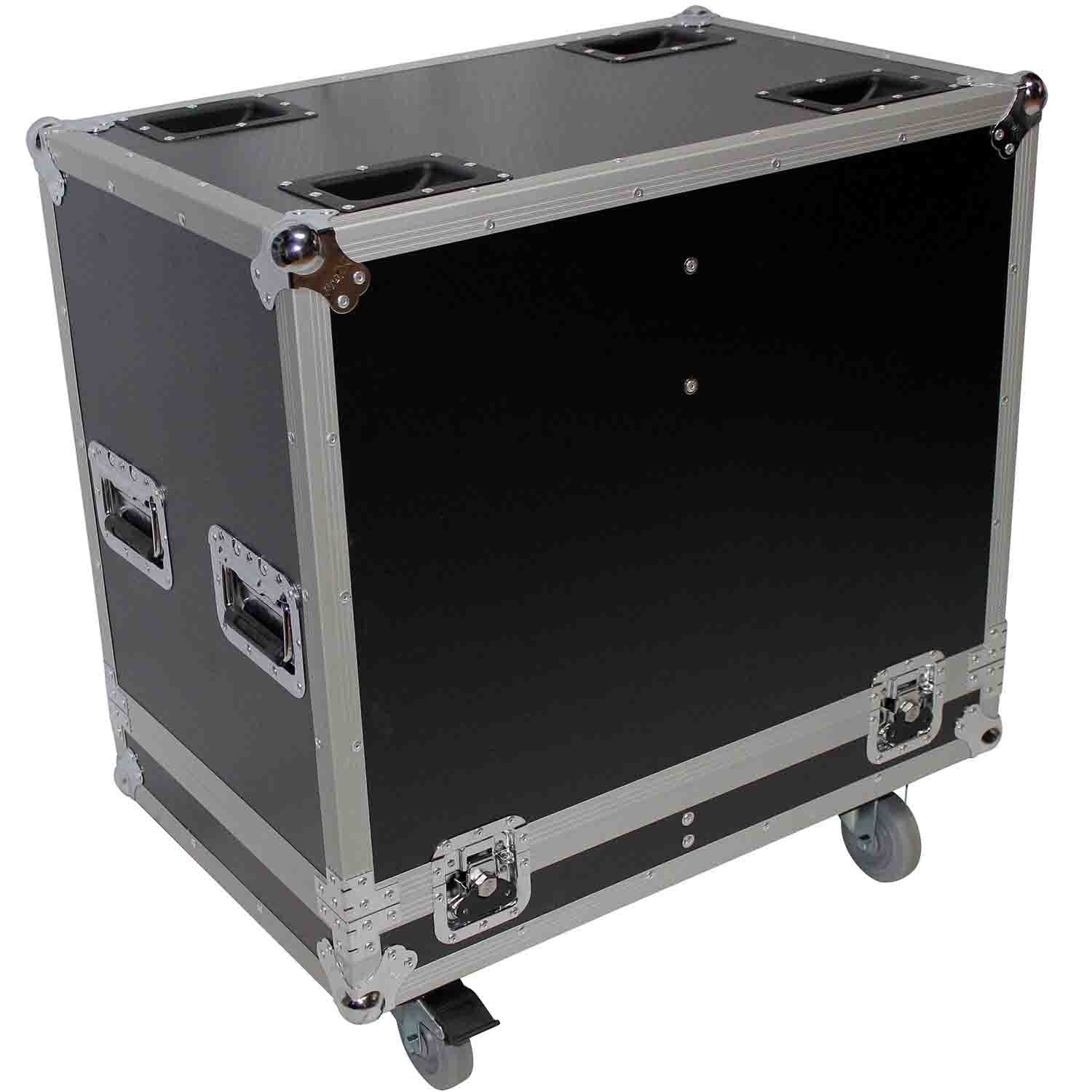 ProX X-TurboSound TBV-123-AN Flight Case for 2 TurboSound TBV-123-AN Line Array Speakers with 4-inch Casters - Hollywood DJ