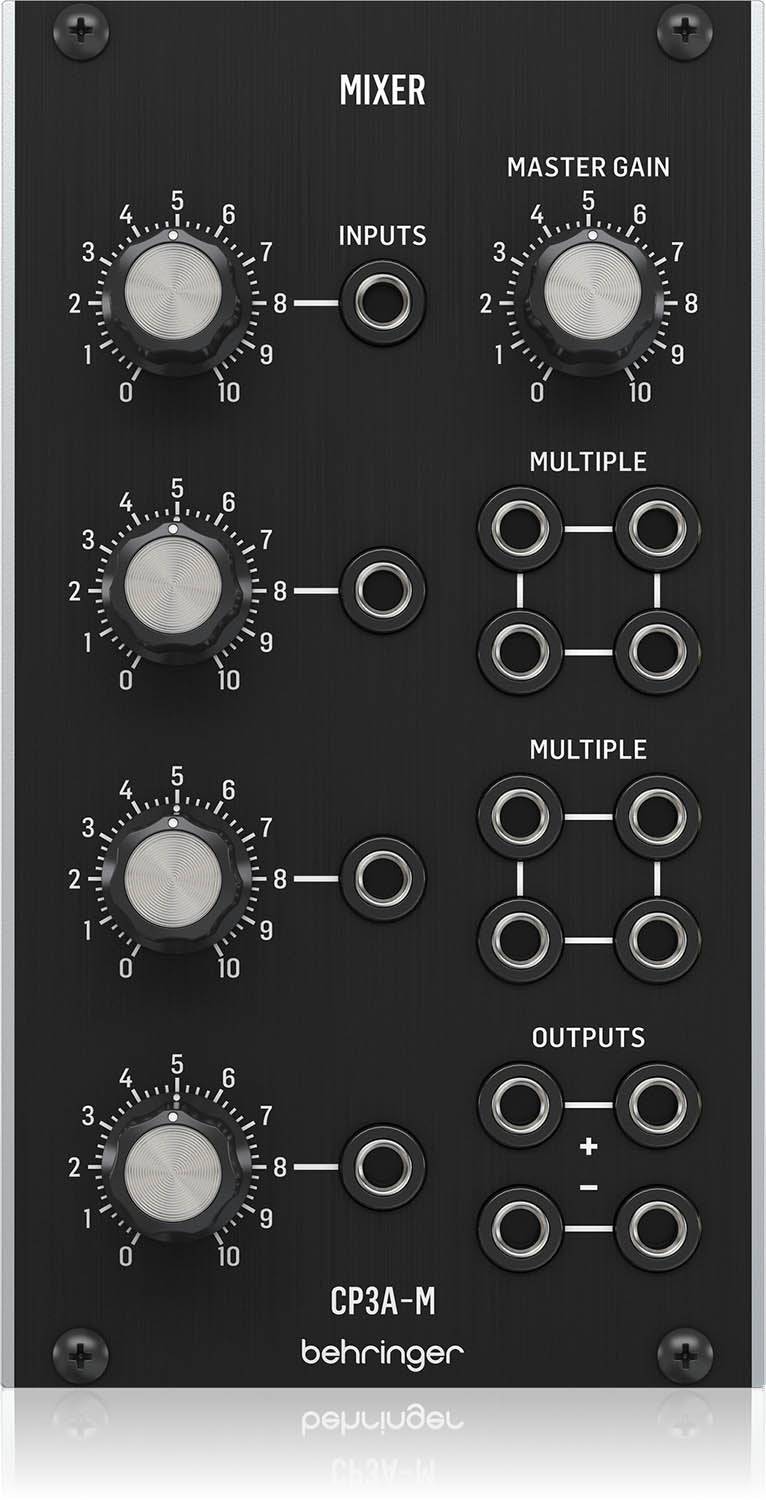 Behringer CP3A-M, Mixer Legendary Analog Mixer, Utility Module For Eurorack With Dual 4-Point Multiple Circuit - Hollywood DJ