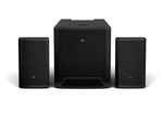 LD Systems DAVE 15 G4X Compact 2.1 Powered PA System with Bluetooth and Mixer - 1000W RMS - Hollywood DJ