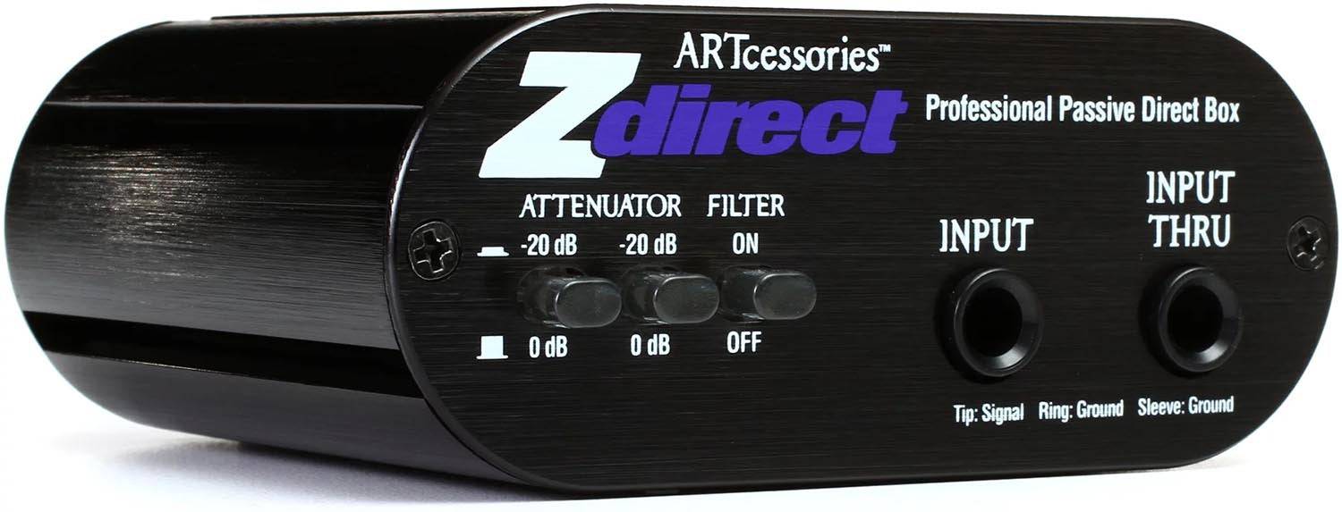 ART ZDirect Professional Passive Audio Interface Direct Box - Hollywood DJ
