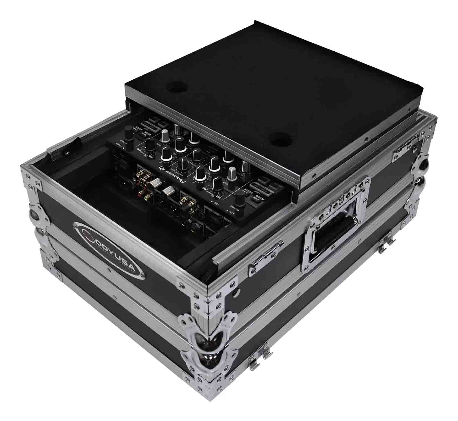 Odyssey FZGS10MX1XD 10″ Format DJ Mixer Case with Extra Deep Rear Compartment - Hollywood DJ