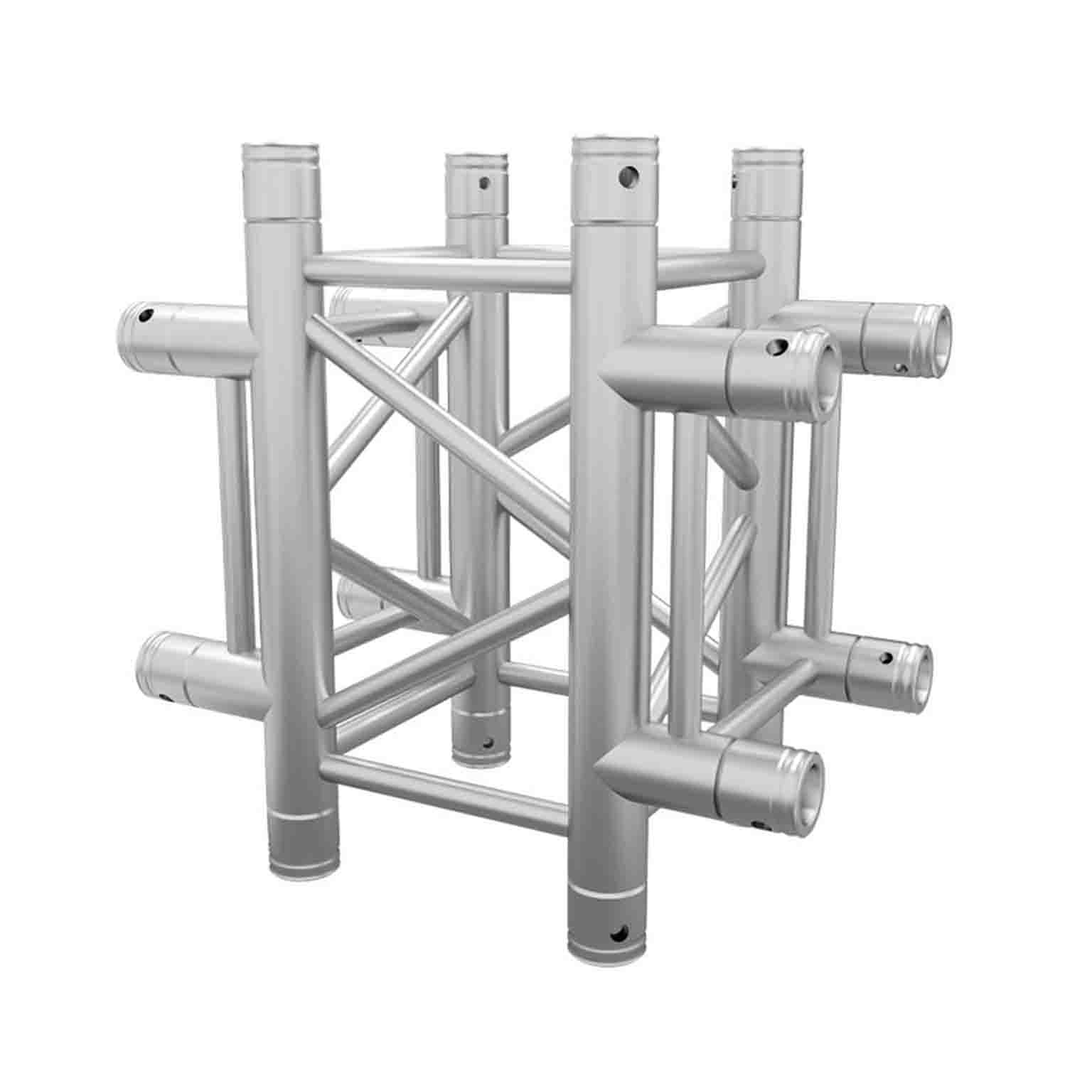Global Truss SQ-4133 Box Truss 4-way Cross Junction Segment for F34 Square Truss - Hollywood DJ