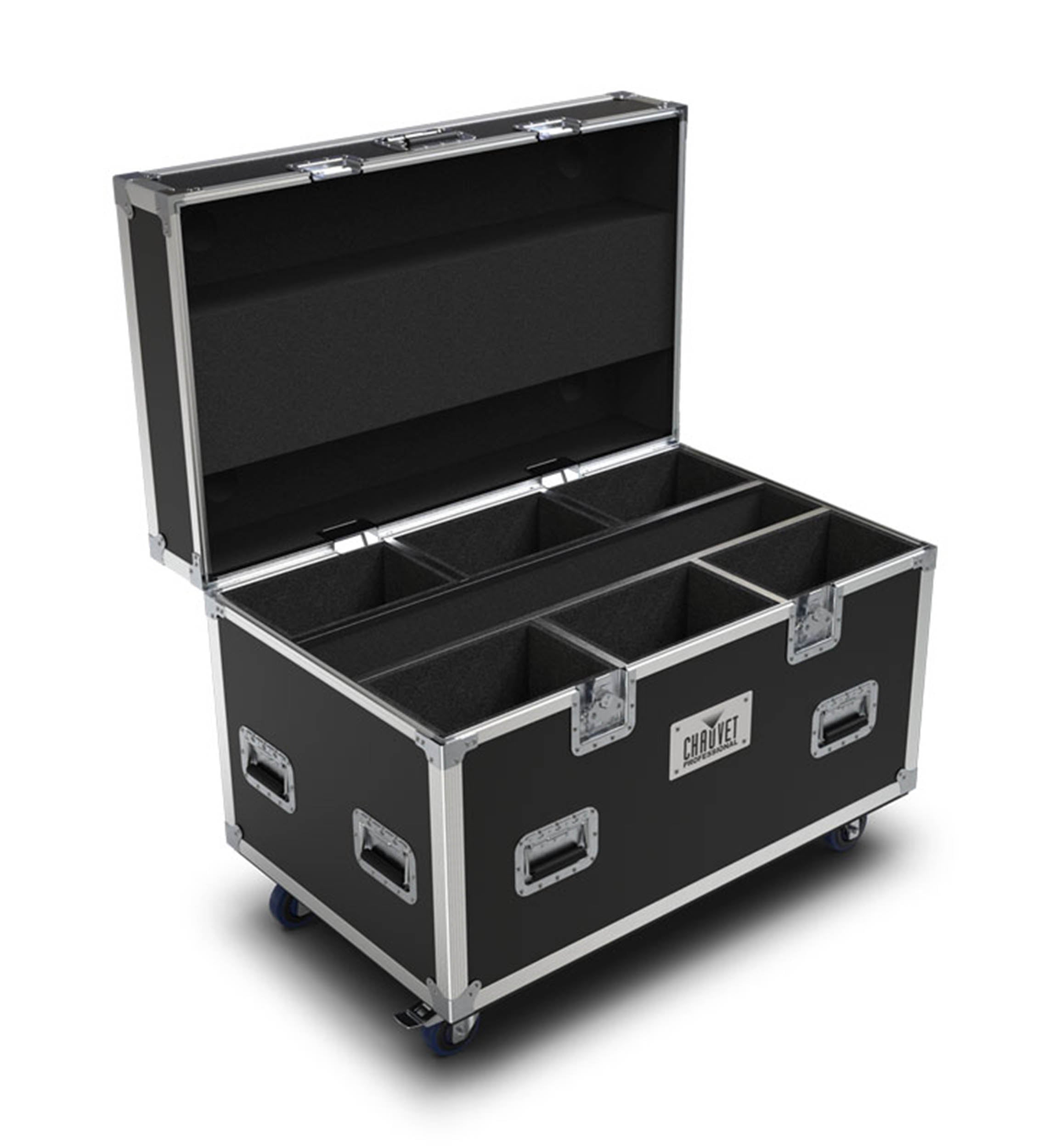 Chauvet Pro Rogue R2 Wash Flight Case with 6-Unit - Hollywood DJ