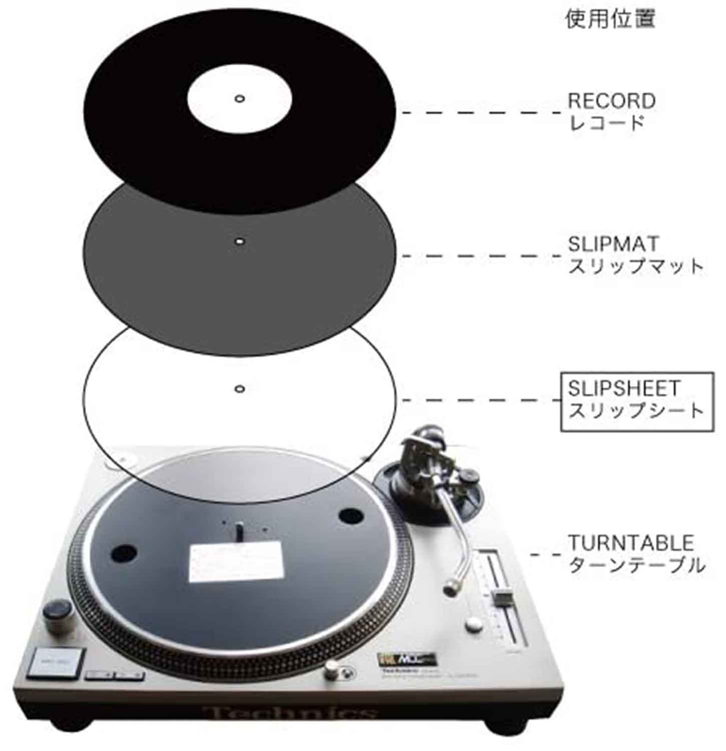 Stokyo DSS-SS01 Dr. Suzuki 12" Slip Sheets (8 Pack) - Hollywood DJ