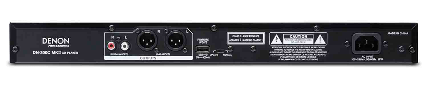 Denon Professional DN-300CMKII CD/Media Player with Tempo Control - Hollywood DJ