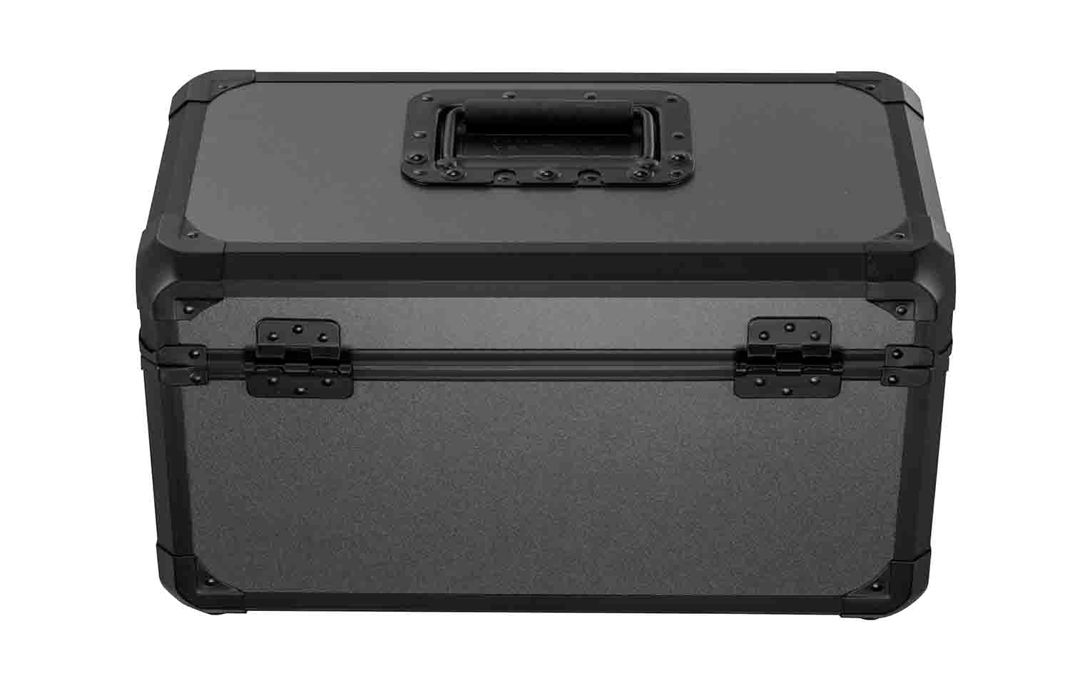 B-Stock: Odyssey K7120BLG Utility Case for 120 7" Vinyl Records - Black & Gray - Hollywood DJ