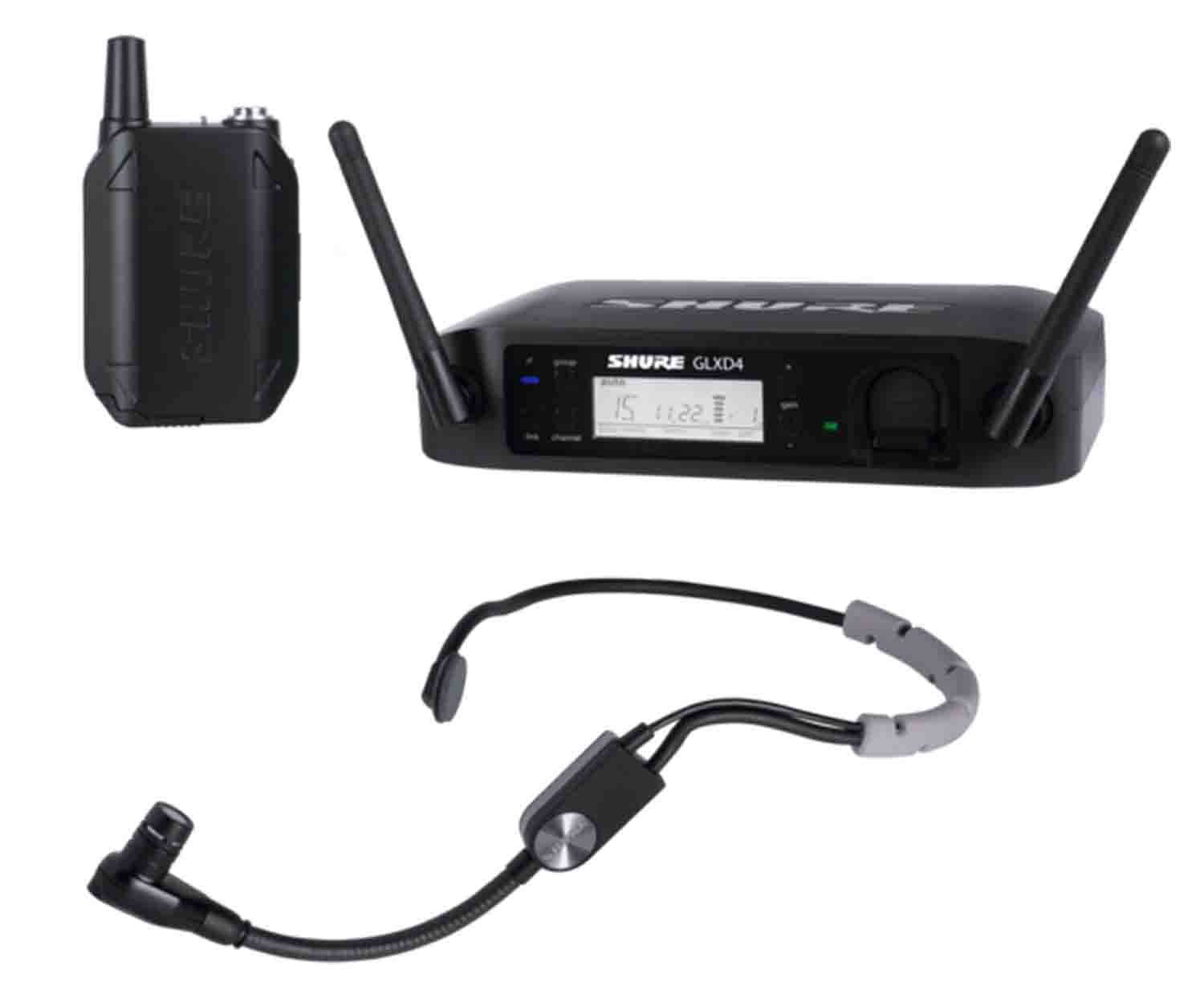 Shure GLXD14/SM35-Z2 Headworn Wireless Microphone System with SM35 - Hollywood DJ