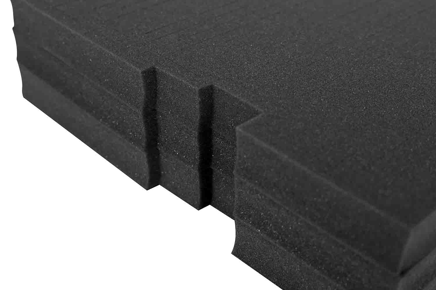 Gator Cases GRW-DRWFOAM-3 Replacement Diced Foam Block for GRW-DRWF3 - Hollywood DJ
