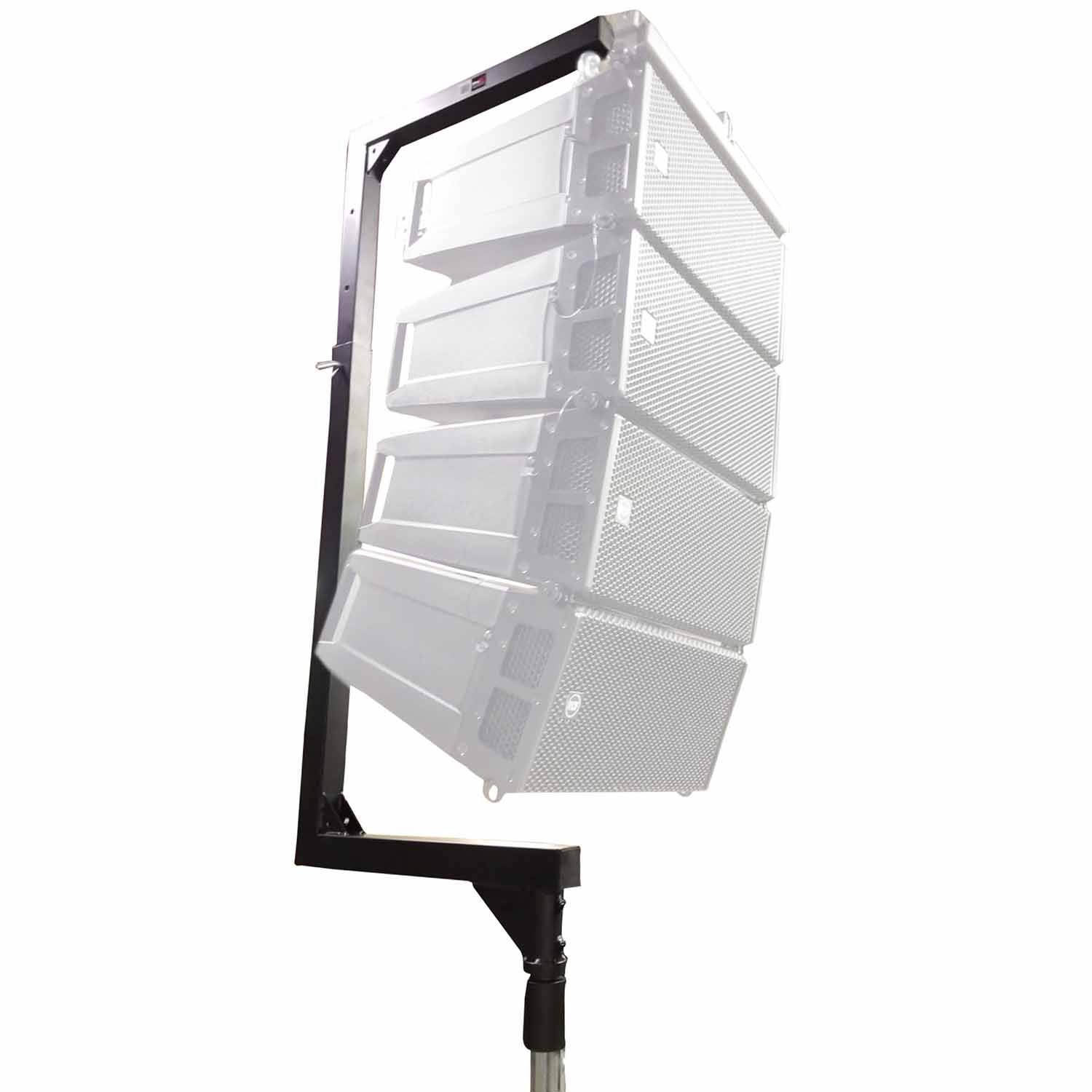 ProX XT-LA567 Telescopic C-Shape Support for Small Line Array Speakers - Max. Load 150 lbs - Hollywood DJ