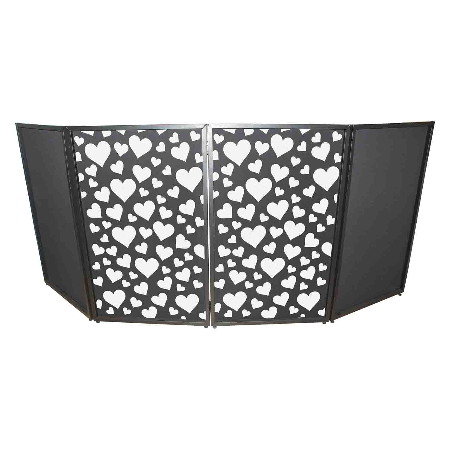 REPLACEMENT SCRIMS ProX XF-SPHEARTSX2 Set of Two Hearts Pattern Facade Enhancement Scrims - White Hearts on Black by ProX Cases