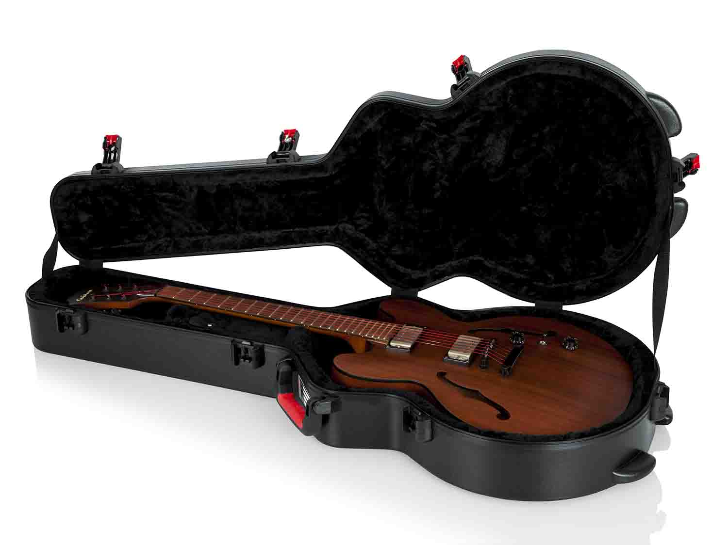 Gator Cases GTSA-GTR335 Guitar Case for Gibson 335 and Semi Hollow Electric Guitars - Hollywood DJ