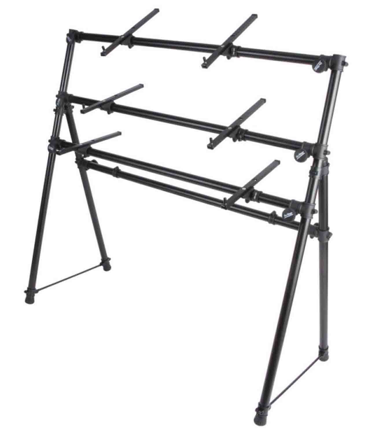 On Stage KS7903 Three-Tier A-Frame Keyboard Stand - Hollywood DJ
