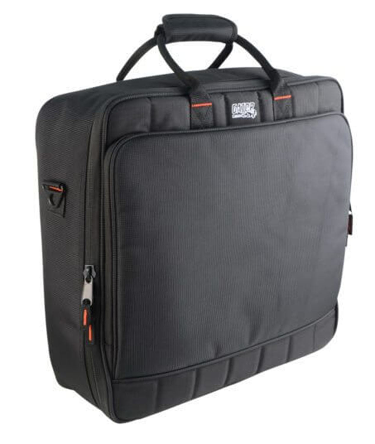 Gator Cases G-MIXERBAG-1818 Nylon DJ Mixer and DJ Equipment Bag - 18″ X 18″ X 5.5″ - Hollywood DJ
