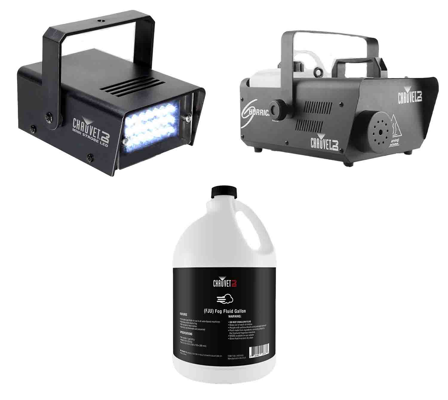 Chauvet DJ Fog Machine Package with Fluid Gallon - Hollywood DJ
