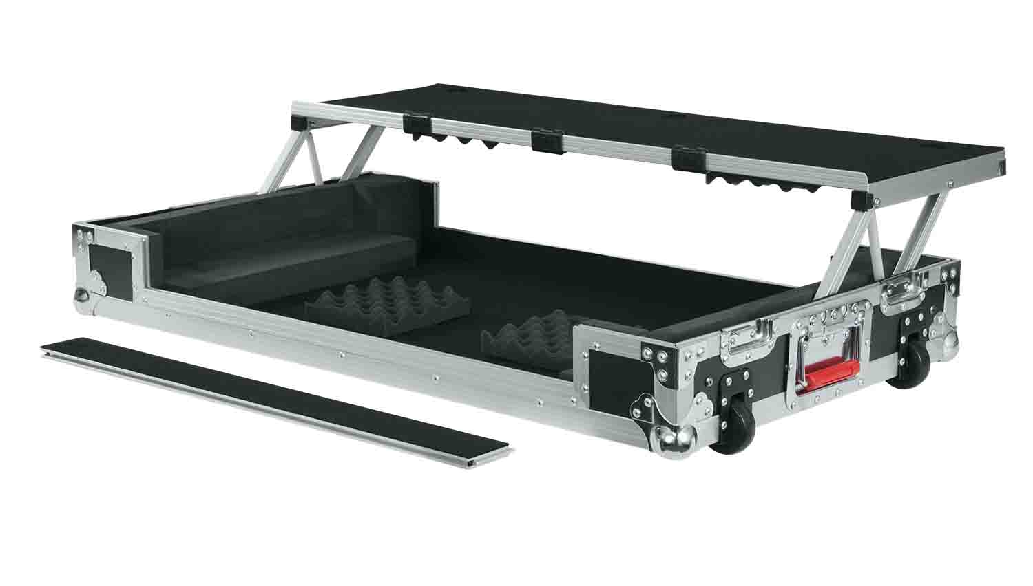 Gator Case G-TOURDSPDDJSZRZ G-TOUR Road Case for Pioneer DDJ-RZ/SZ Controller with Sliding Laptop Platform - Hollywood DJ