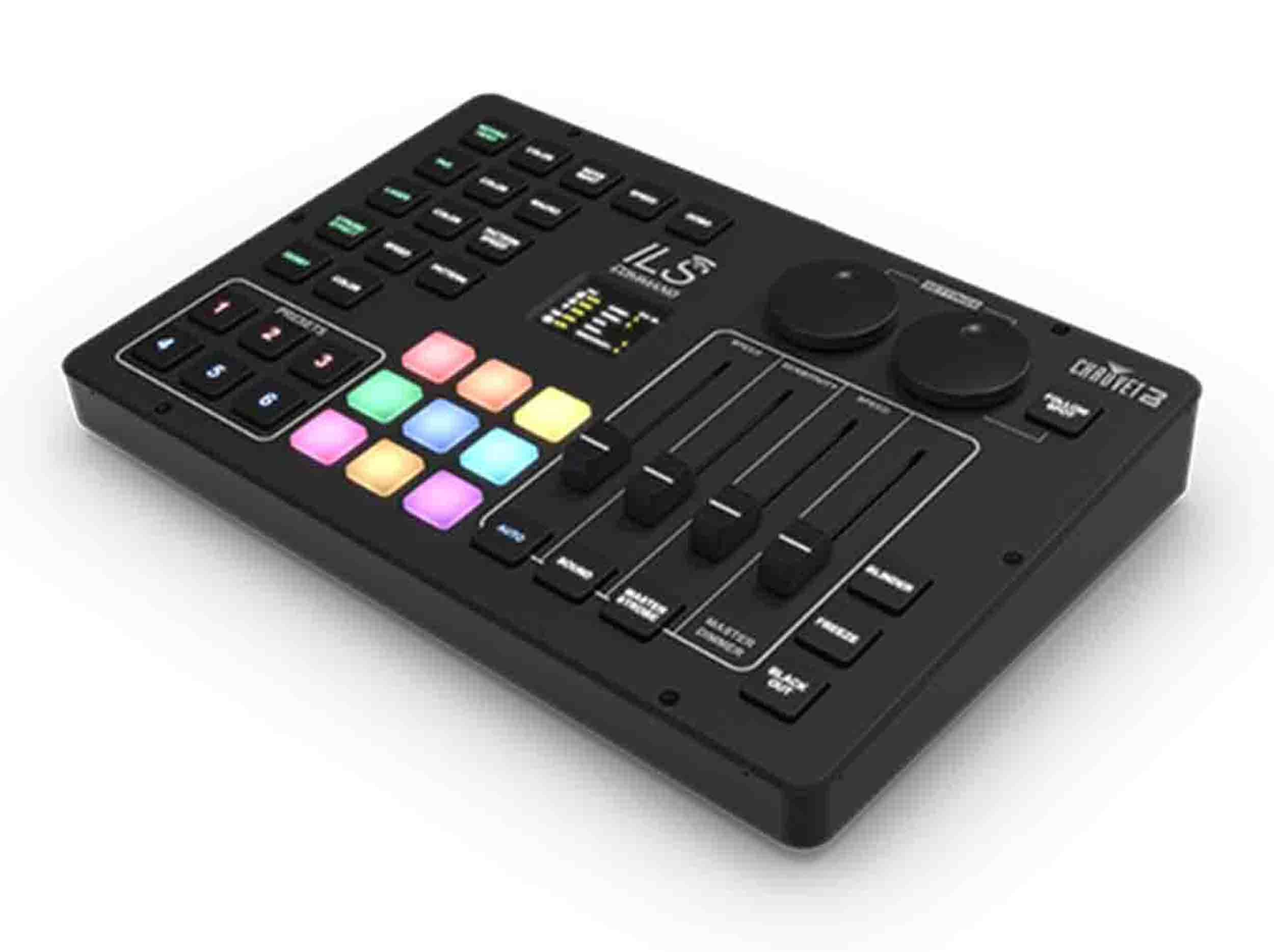 Chauvet ILS Effect Package Deal with Lighting System, Lasers, Tripod Stand, Fluid, DMX Cable, Haze Machine and ILS Command Lighting Controller - Hollywood DJ