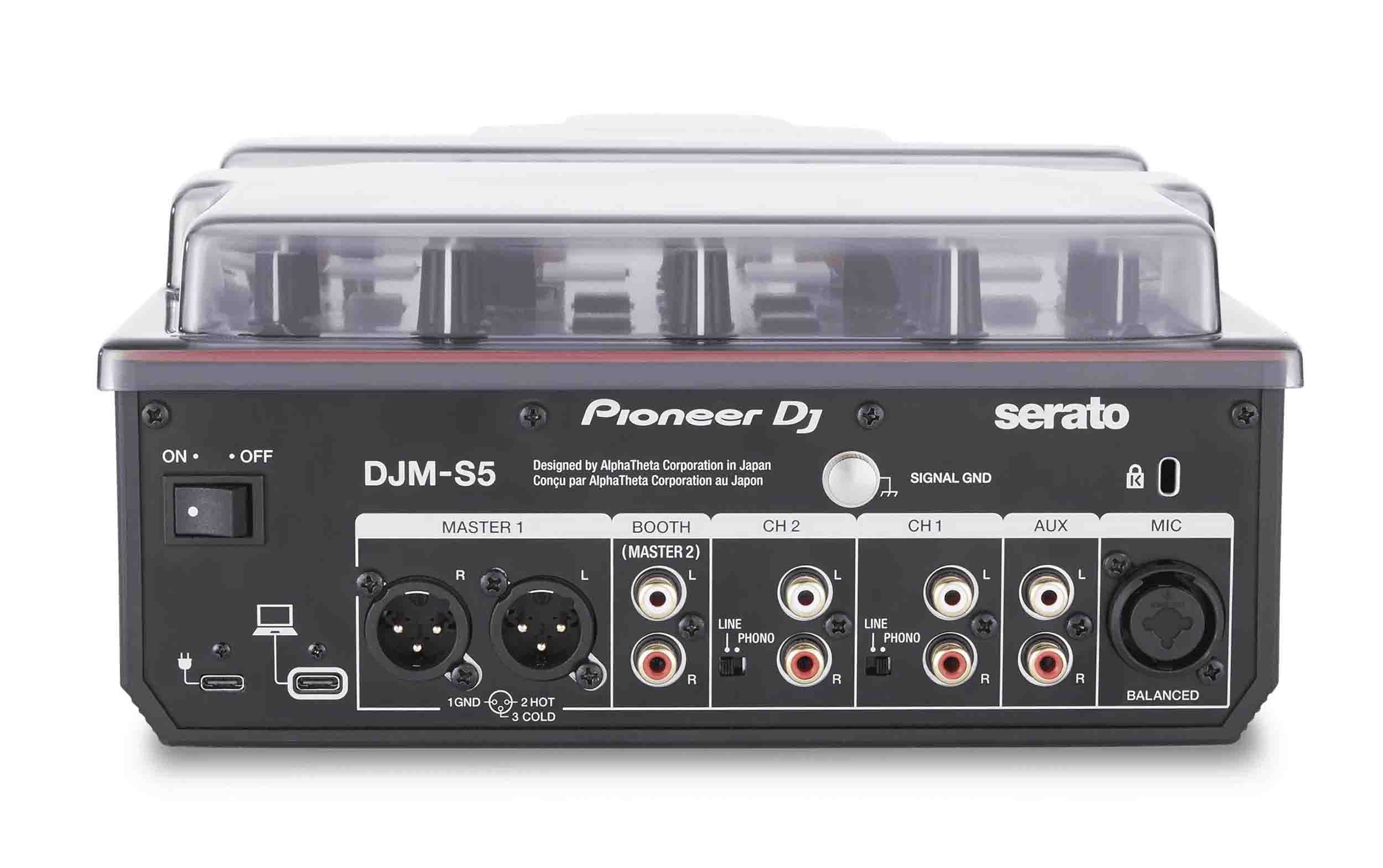 Pioneer DJ 2-Channel DJ Mixer S5 Package with Protection Cover by Pioneer DJ